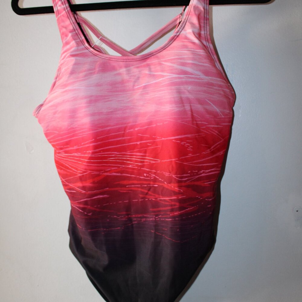 Upopby Multicolor Ombre One-Piece Bathing Suit